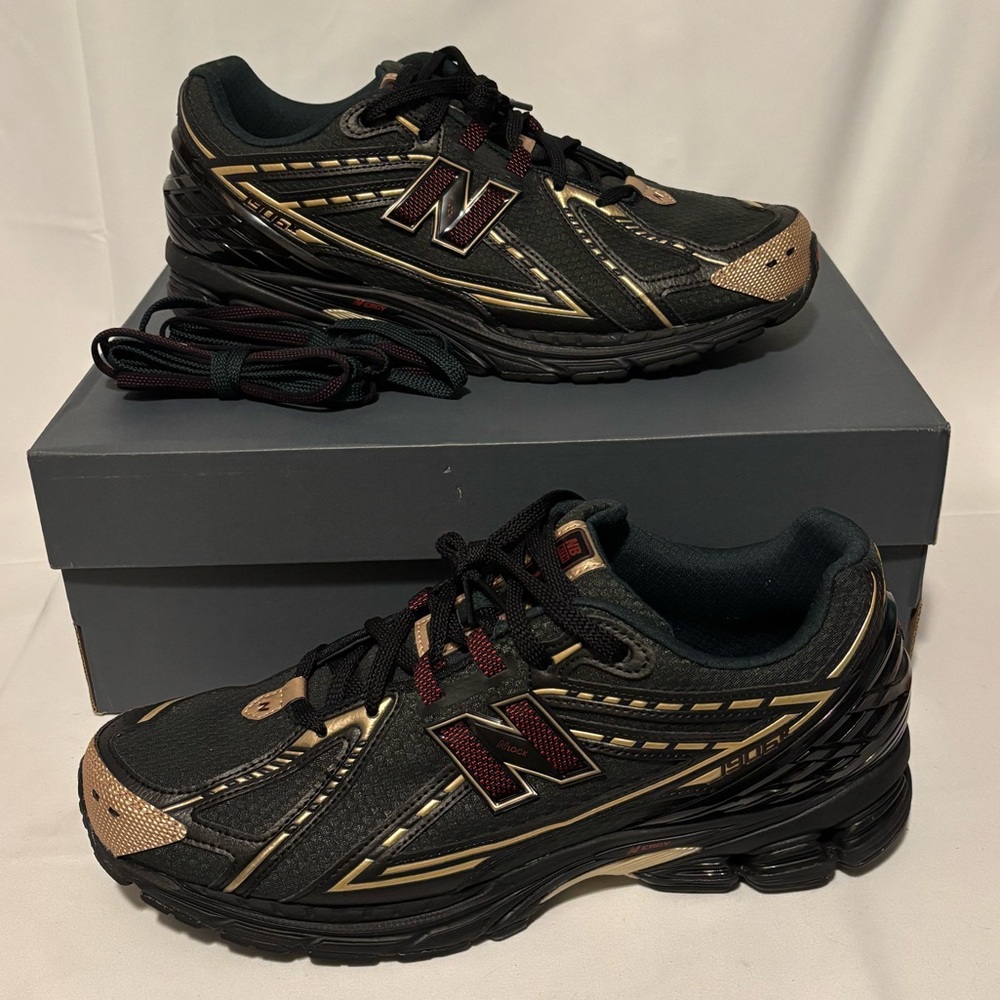 New Balance 1906R Kith Black Gold Green M1906RKS Ronnie Fieg 990 Men’s Size 14